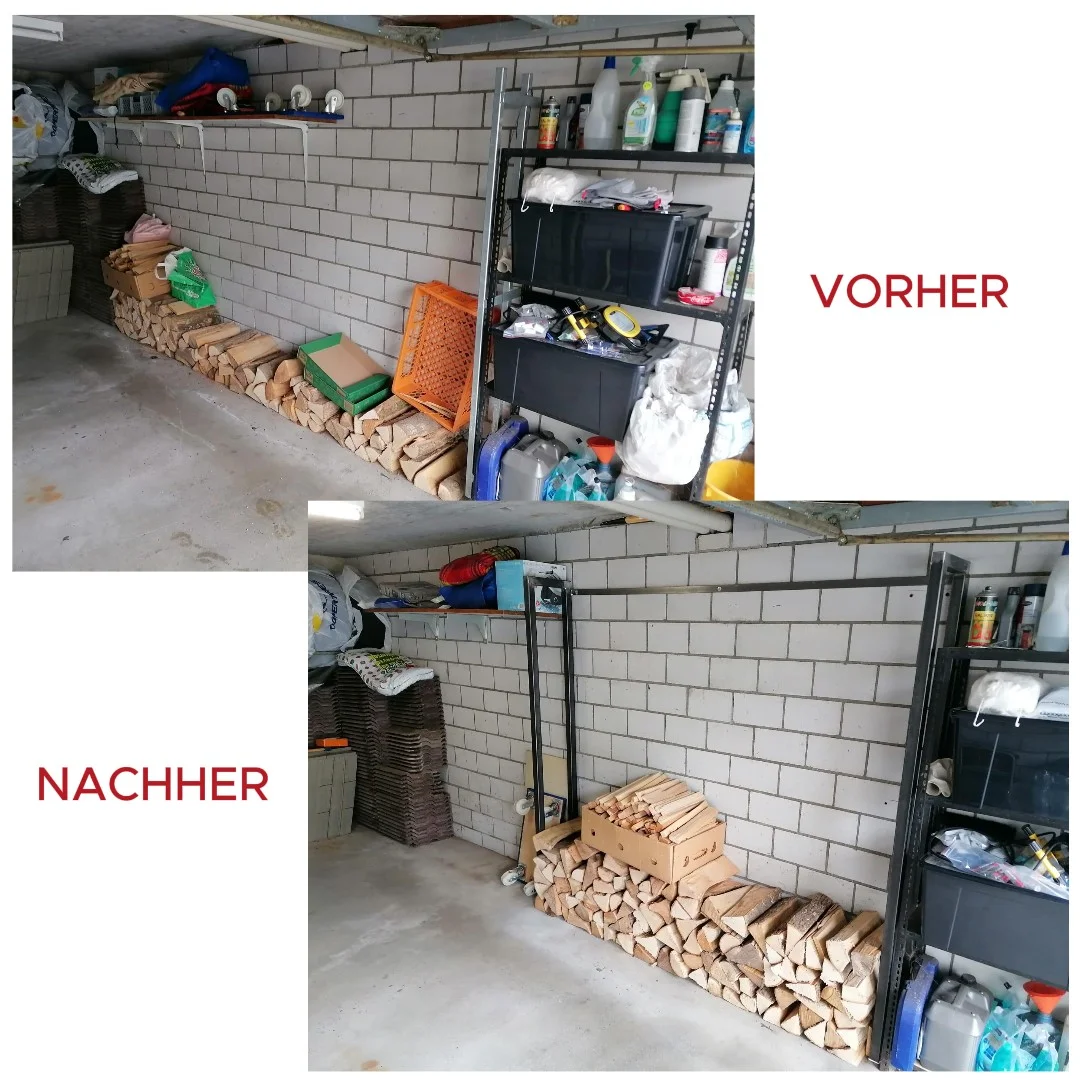Regal für Brennholz aus Metall – sauber und stabil stapeln