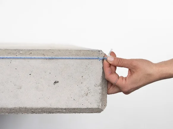 Linie anzeichnen mit Schlagschnur – Detail